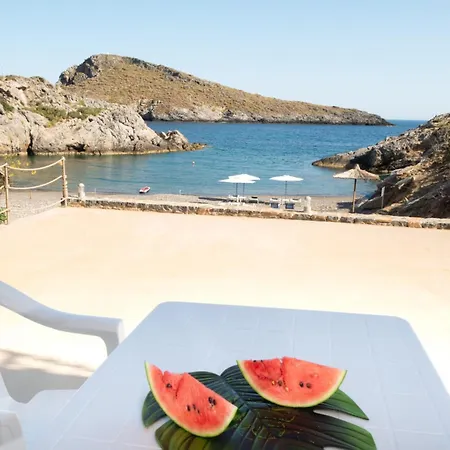 Prázdninový dům Beachfront Kyma West ~ Crete's Hidden Gem Kaloí Liménes
